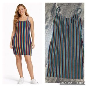 Sleeveless striped dress